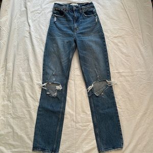 Abercrombie & Fitch 90s straight ultra high rise curve love